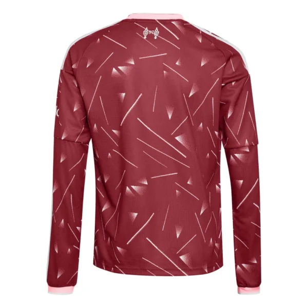 adidas - Camiseta de manga comprida júnior Casa Liverpool FC 26/27 Jersey – Active Maroon