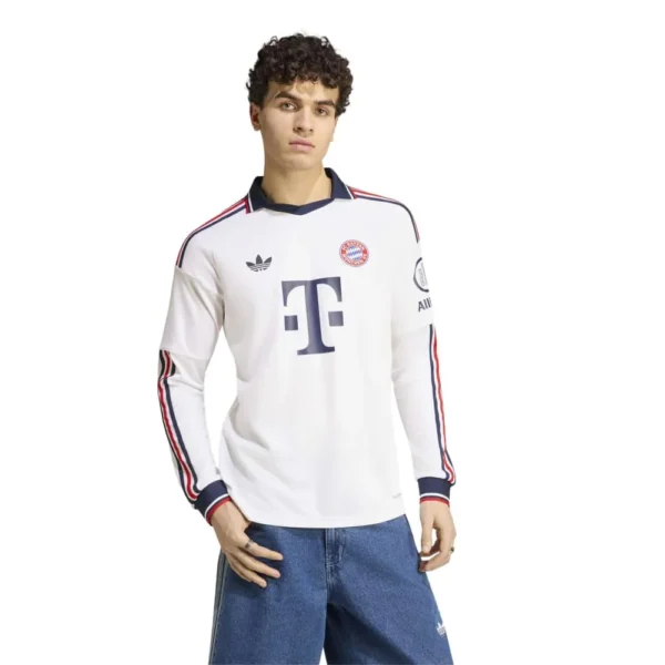 adidas - Camiseta de manga comprida Visitante FC Bayern Munich 26/27 Jersey – Masculino – White