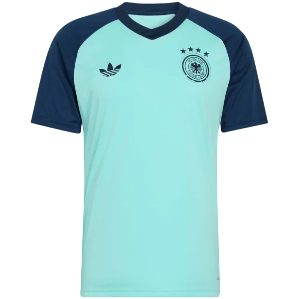 adidas - Camiseta de manga curta Antes do jogo Germany 26/27 Away – Masculino – Flash Aqua