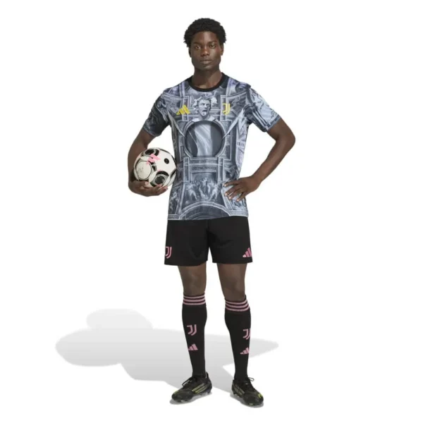 adidas - Camiseta de manga curta Antes do jogo Juventus 25/26 – Masculino – Black