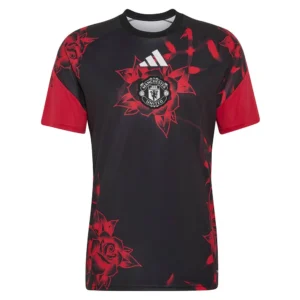 adidas - Camiseta de manga curta Antes do jogo Manchester United 26/27 – Masculino – Mufc Red / Black