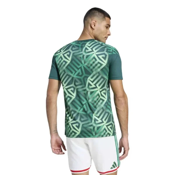 adidas - Camiseta de manga curta Antes do jogo Mexico 26/27 Home – Masculino – Aurora Ivy