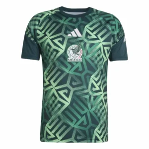 adidas - Camiseta de manga curta Antes do jogo Mexico 26/27 Home – Masculino – Aurora Ivy
