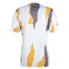 adidas - Camiseta de manga curta Antes do jogo Real Madrid 24/25 – Masculino – White / Crew Orange / Charcoal / Glow Blue