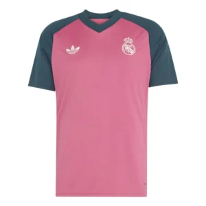 adidas - Camiseta de manga curta Antes do jogo Real Madrid 26/27 – Masculino – Wild Pink / Aurora Ivy