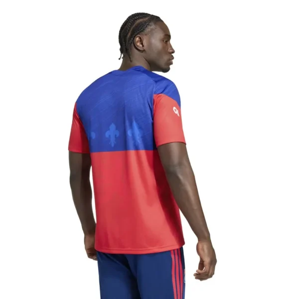adidas - Camiseta de manga curta Apresentação Olympique De Lyon 26/27 Jersey – Masculino – Pure Ruby