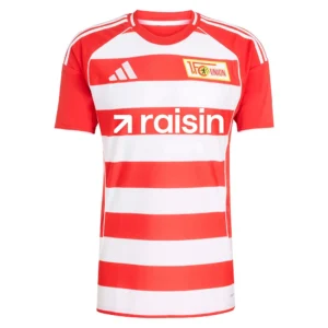 adidas - Camiseta de manga curta Casa 1FC Union Berlin 25/26 – Masculino – Vivid Red / White