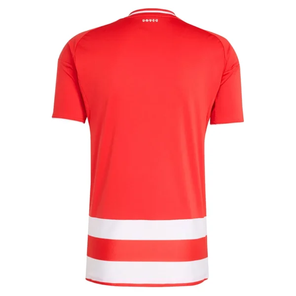adidas - Camiseta de manga curta Casa 1FC Union Berlin 25/26 – Masculino – Vivid Red / White