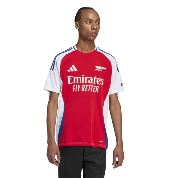 adidas - Camiseta de manga curta Casa Arsenal FC 24/25 – Masculino – Better Scarlet / White