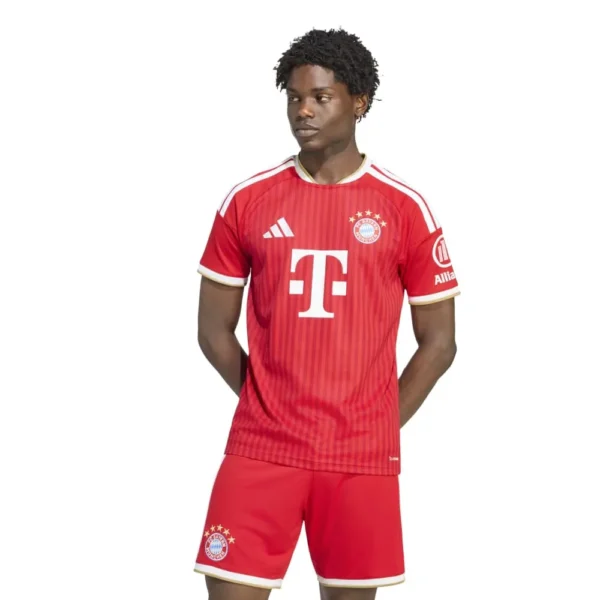 adidas - Camiseta de manga curta Casa FC Bayern 26/27 – Masculino – Better Scarlet / White