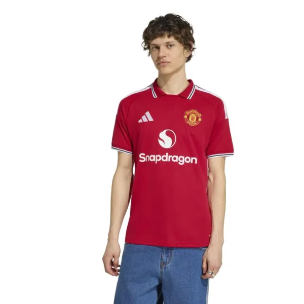 adidas - Camiseta de manga curta Casa Manchester United 26/27 – Masculino – Mufc Red