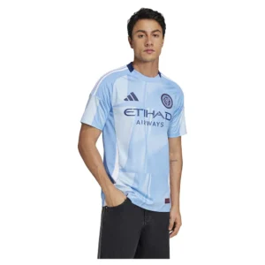 adidas - Camiseta de manga curta Casa New York City FC 25/26 – Masculino – Bahia Light Blue