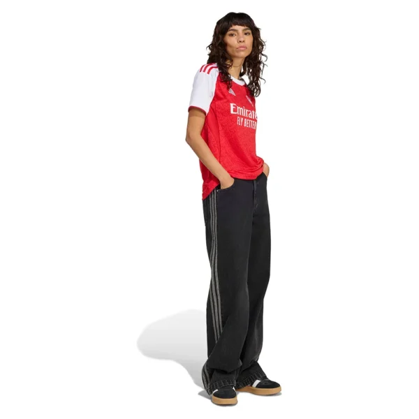 adidas - Camiseta de manga curta feminina Casa Arsenal 25/26 – Feminino – Better Scarlet / White