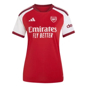 adidas - Camiseta de manga curta feminina Casa Arsenal FC 26/27 – Feminino – Better Scarlet