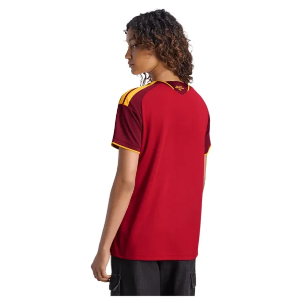 adidas - Camiseta de manga curta feminina Casa AS Roma 26/27 Jersey – Feminino – Team Victory Red