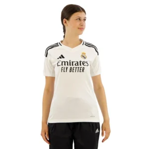 adidas - Camiseta de manga curta feminina Casa Real Madrid 24/25 – Feminino – White