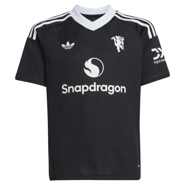 adidas - Camiseta de manga curta Guarda-redes Manchester United 24/25 junior – Black