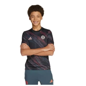 adidas - Camiseta de manga curta júnior Antes do jogo FC Bayern 25/26 – Black