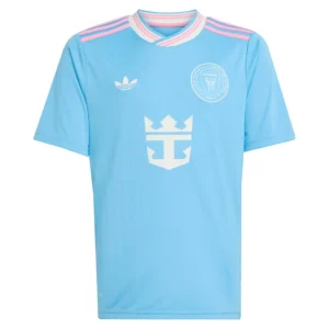 adidas - Camiseta de manga curta júnior Terceira Inter Miami CF 25/26 – Semi Blue Burst