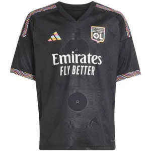 adidas - Camiseta de manga curta júnior Terceira Olympique De Lyon 26/27 Jersey – Black