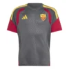 adidas - Camiseta de manga curta júnior Treinamento AS Roma 26/27 Jersey – Grey Six / Team Victory Red