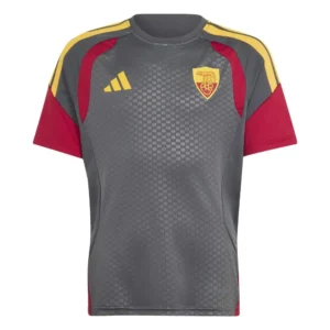 adidas - Camiseta de manga curta júnior Treinamento AS Roma 26/27 Jersey – Grey Six / Team Victory Red