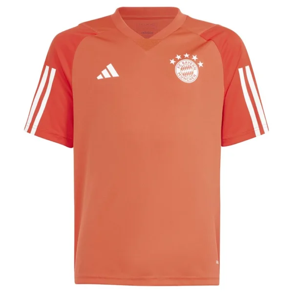 adidas - Camiseta de manga curta júnior Treinamento FC Bayern Munich 23/24 – Red / Bright Red / White