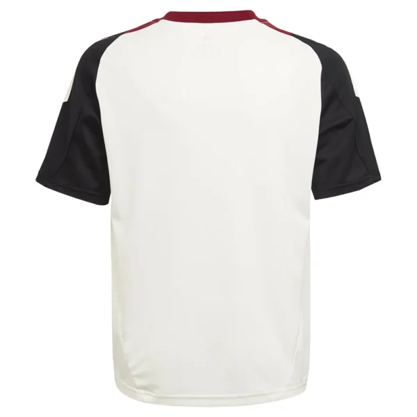 adidas - Camiseta de manga curta júnior Treinamento Manchester United 24/25 Tiro – Off White / Black