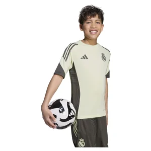 adidas - Camiseta de manga curta júnior Treinamento Real Madrid Tiro 25/26 Competition – Almost Lime