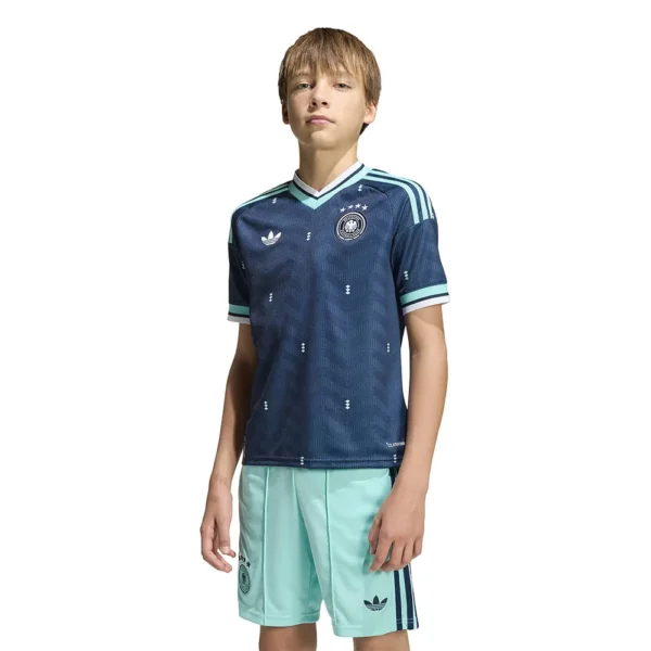 adidas - Camiseta de manga curta júnior Visitante Germany 26/27 – Collegiate Navy