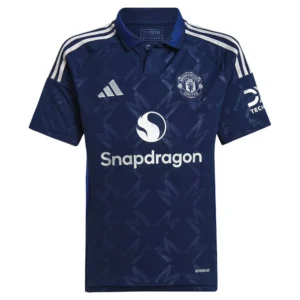 adidas - Camiseta de manga curta júnior Visitante Manchester United 24/25 – Night Indigo
