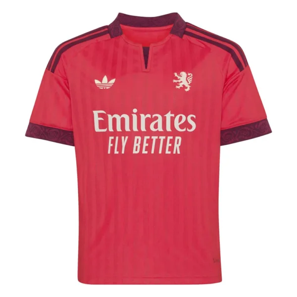 adidas - Camiseta de manga curta júnior Visitante Olympique De Lyon 26/27 Jersey – Active Pink