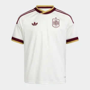 adidas - Camiseta de manga curta júnior Visitante Spain 26/27 – Off White