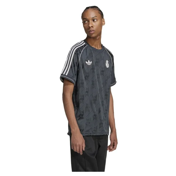 adidas - Camiseta de manga curta Real Madrid LFSTLR – Masculino – Dark Grey