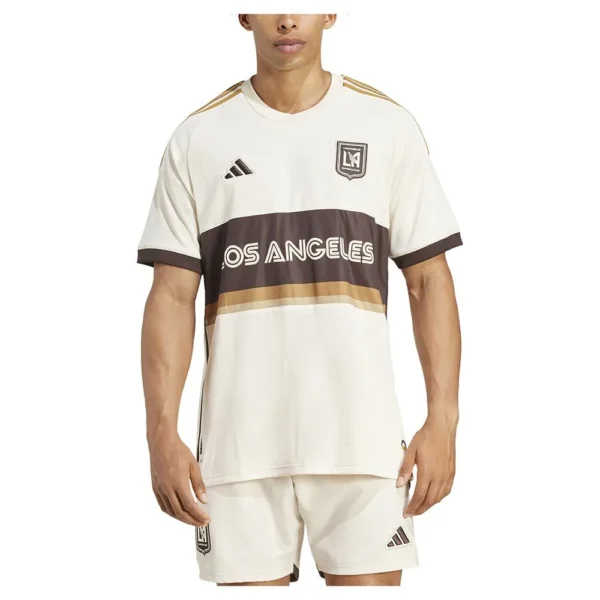 adidas - Camiseta de manga curta Terceira LA Galaxy Authentic 24/25 – Masculino – Linen