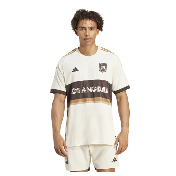 adidas - Camiseta de manga curta Terceira LA Galaxy Authentic 24/25 – Masculino – Linen