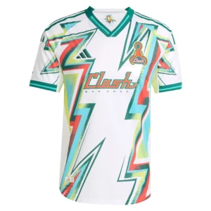 adidas - Camiseta de manga curta Terceira San Jose Earthquakes 25/26 Authentic – Masculino – White