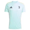 adidas - Camiseta de manga curta Treinamento Juventus 25/26 Tiro Competition – Masculino – Regular Semi Flash Aqua