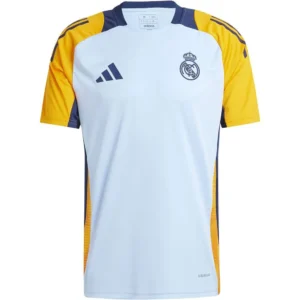 adidas - Camiseta de manga curta Treinamento Real Madrid 24/25 Tiro Competition – Masculino – Regular Glow Blue / Crew Orange / Team Navy Blue 2
