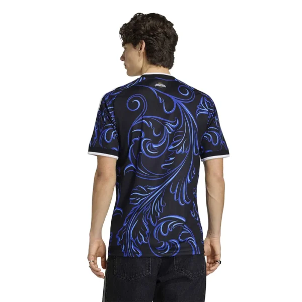 adidas - Camiseta de manga curta Visitante Argentina 26/27 – Masculino – Black / Lucid Blue / Blue Burst