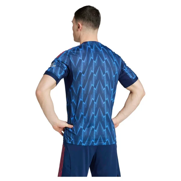 adidas - Camiseta de manga curta Visitante Arsenal 25/26 Authentic – Masculino – Night Indigo / Matte Silver