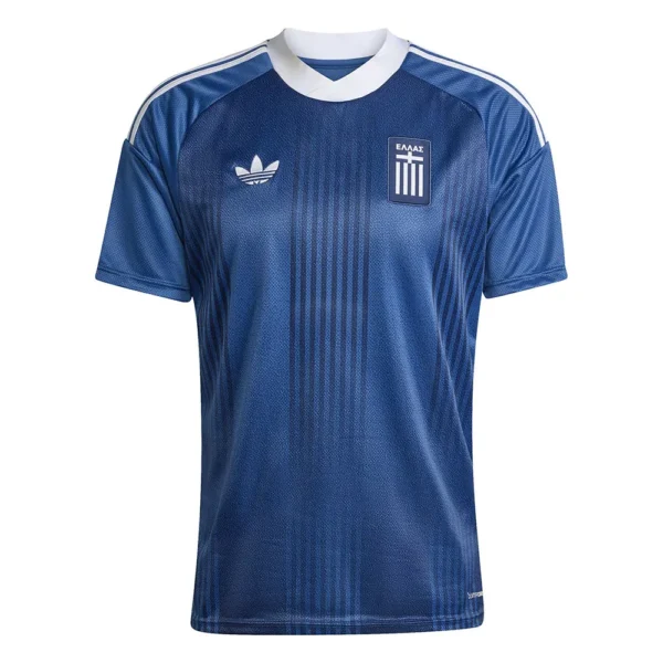 adidas - Camiseta de manga curta Visitante Grécia 26/27 – Masculino – Dusky Petrol