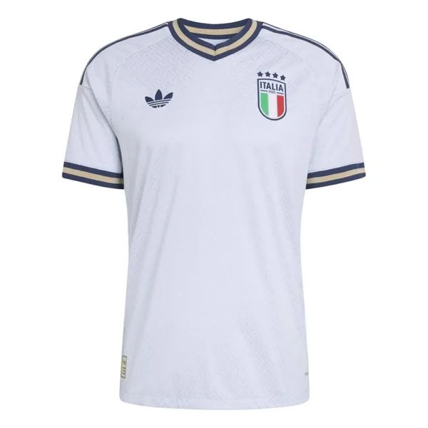 adidas - Camiseta de manga curta Visitante Italy 26/27 Authentic – Masculino – Aero Blue