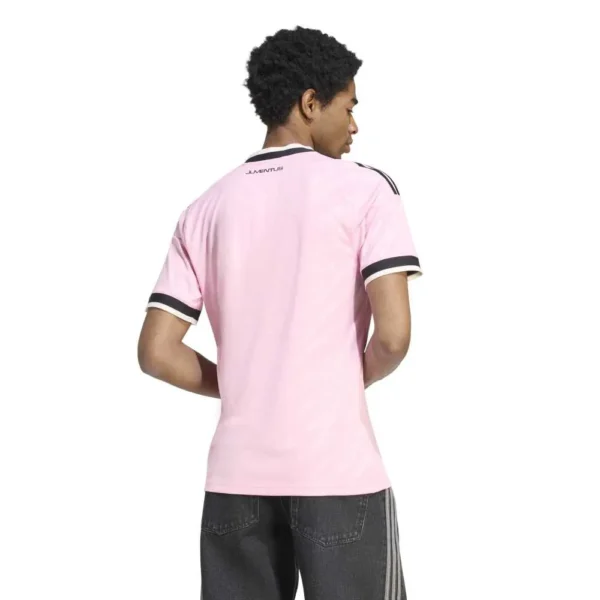 adidas - Camiseta de manga curta Visitante Juventus 26/27 – Masculino – True Pink / Black