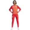 adidas - Camisa feminina com fecho de correr a meio Treinamento FC Bayern Munich 23/24 – Feminino – Bright Red / Red / White