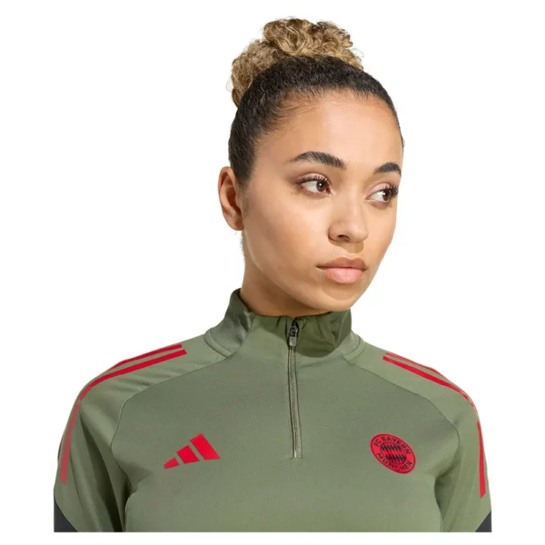adidas - Camisa feminina  Treinamento FC Bayern Tiro 25/26 Competition – Feminino – Base Green