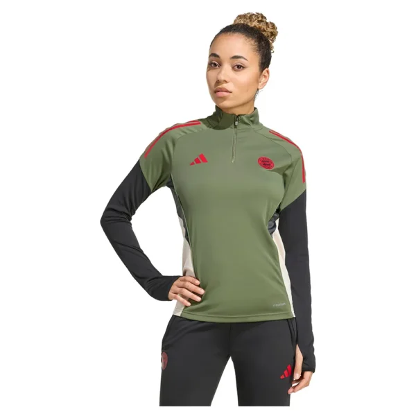 adidas - Camisa feminina  Treinamento FC Bayern Tiro 25/26 Competition – Feminino – Base Green