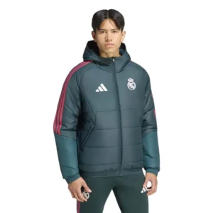 adidas - Casaco Real Madrid 26/27 Winter – Masculino – Regular Aurora Ivy / Wild Pink