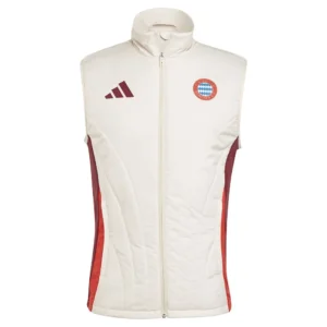 adidas - Colete FC Bayern Munich 24/25 Winterized – Masculino – Linen S17 / Shadow Red