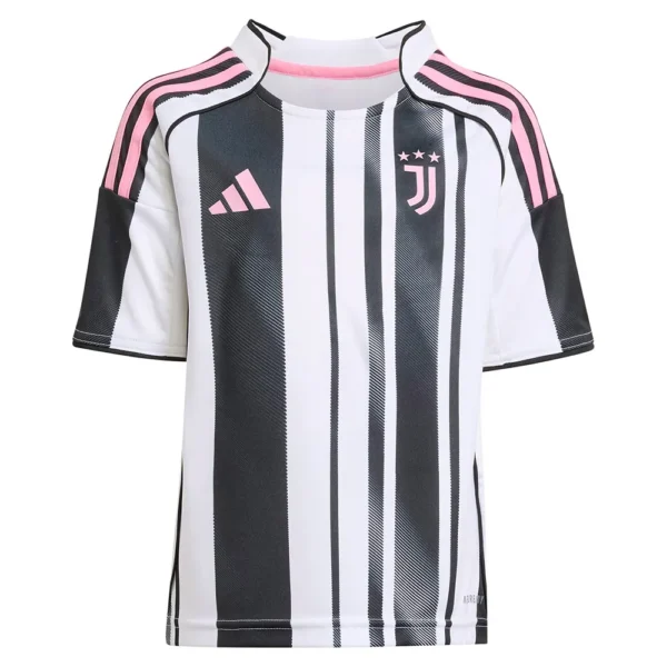 adidas - Conjunto Junior de manga curta Casa Juventus 25/26 Mini – White / Black